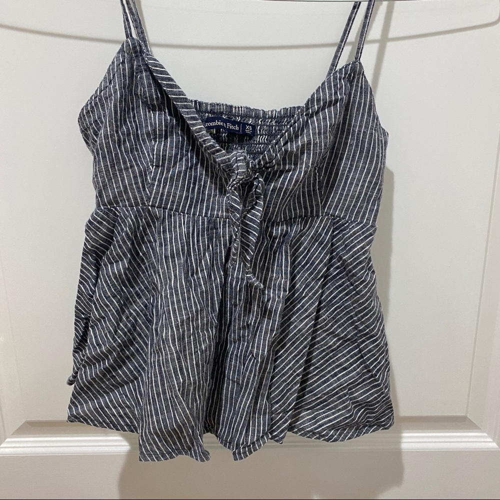 💜2 for $25!💜 Striped Ruffle Crop Top